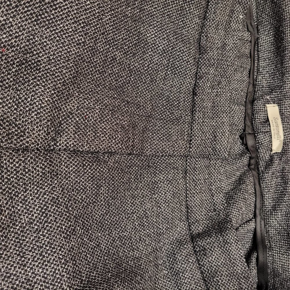 Santorelli Fully Lined Gray Double Button Pantsuit - image 8